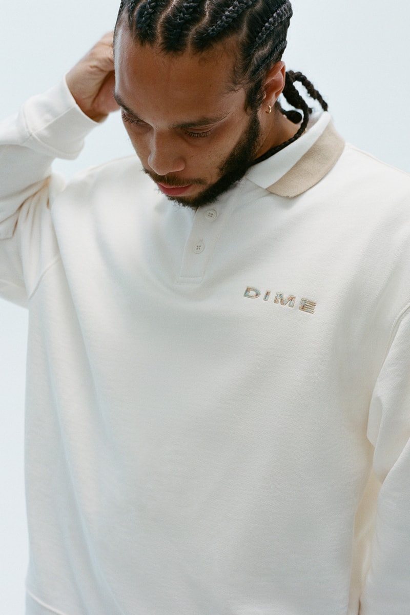 Dime Drops Comfort-Focused and Versatile Summer 2023 Collection lookbook windbreaker jackets jeans denim caps polo shirts football jersey bucket hat