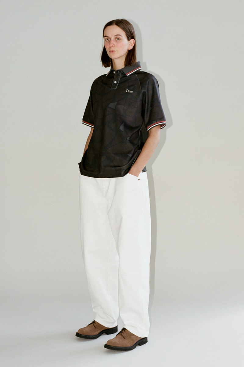 Dime Drops Comfort-Focused and Versatile Summer 2023 Collection lookbook windbreaker jackets jeans denim caps polo shirts football jersey bucket hat