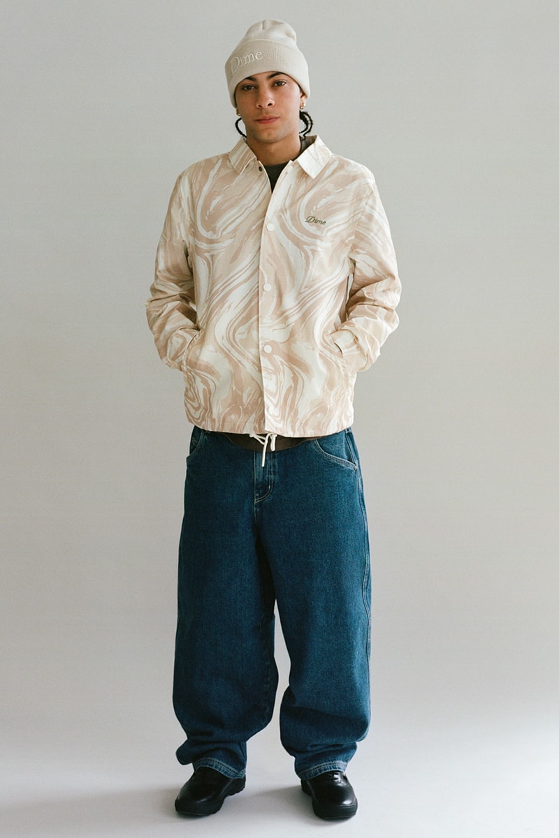 Dime Drops Comfort-Focused and Versatile Summer 2023 Collection lookbook windbreaker jackets jeans denim caps polo shirts football jersey bucket hat