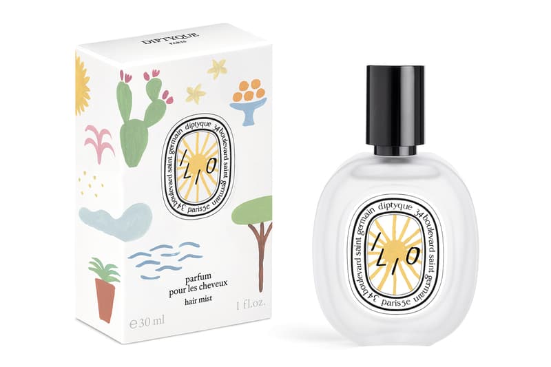 Diptyque Summer Collection 2023 mediterranean erik winkowski ilio eau de toilette hair mist candles body spray oils fan release info date price