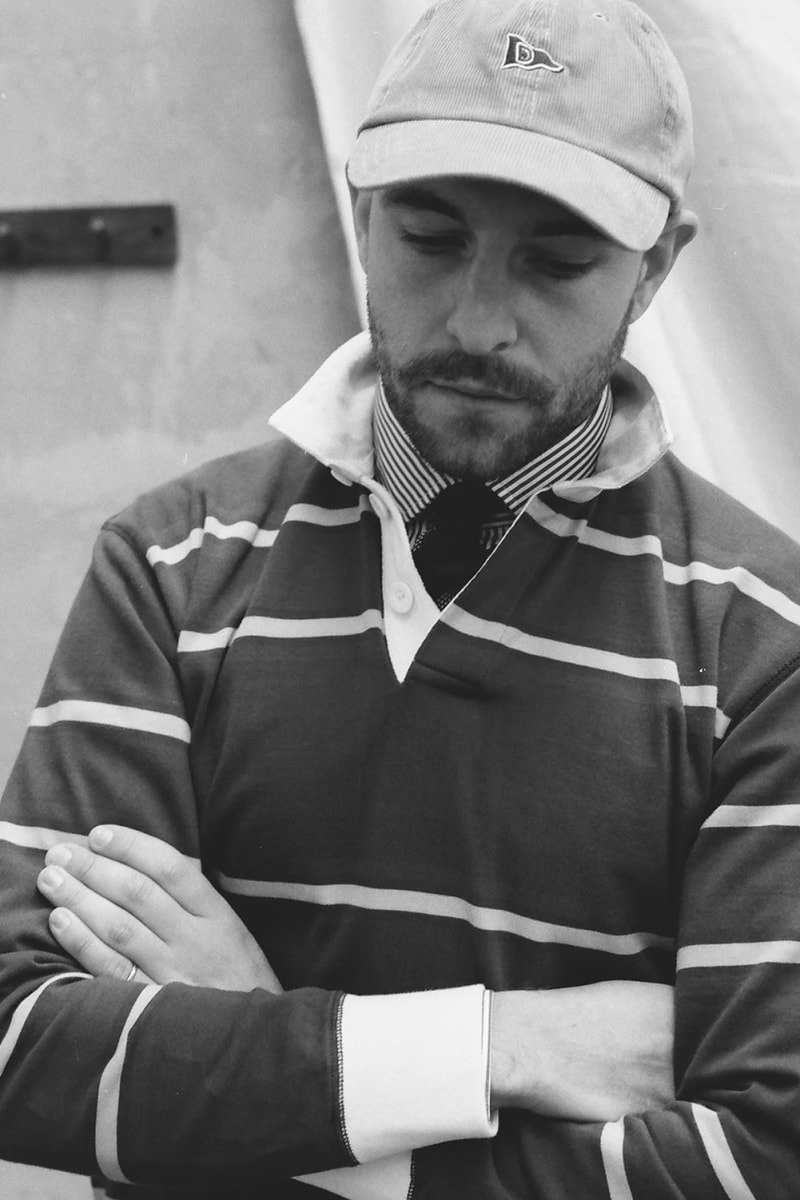 Drake's of London Spring 2023 Campaign Sebago Collaboration Japanese Denim Games Tailoring Surf Cagoule Indian Block Print Shirts