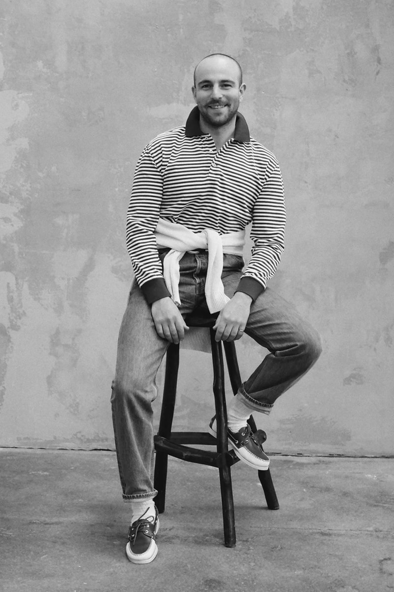 Drake's of London Spring 2023 Campaign Sebago Collaboration Japanese Denim Games Tailoring Surf Cagoule Indian Block Print Shirts