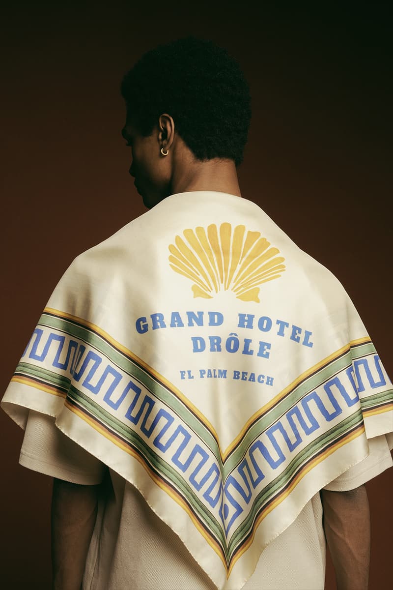 Drôle de Monsieur Releases Collaborative Collection With Gergei Erdei roman prints athleisure leisurewear menswear summer collection