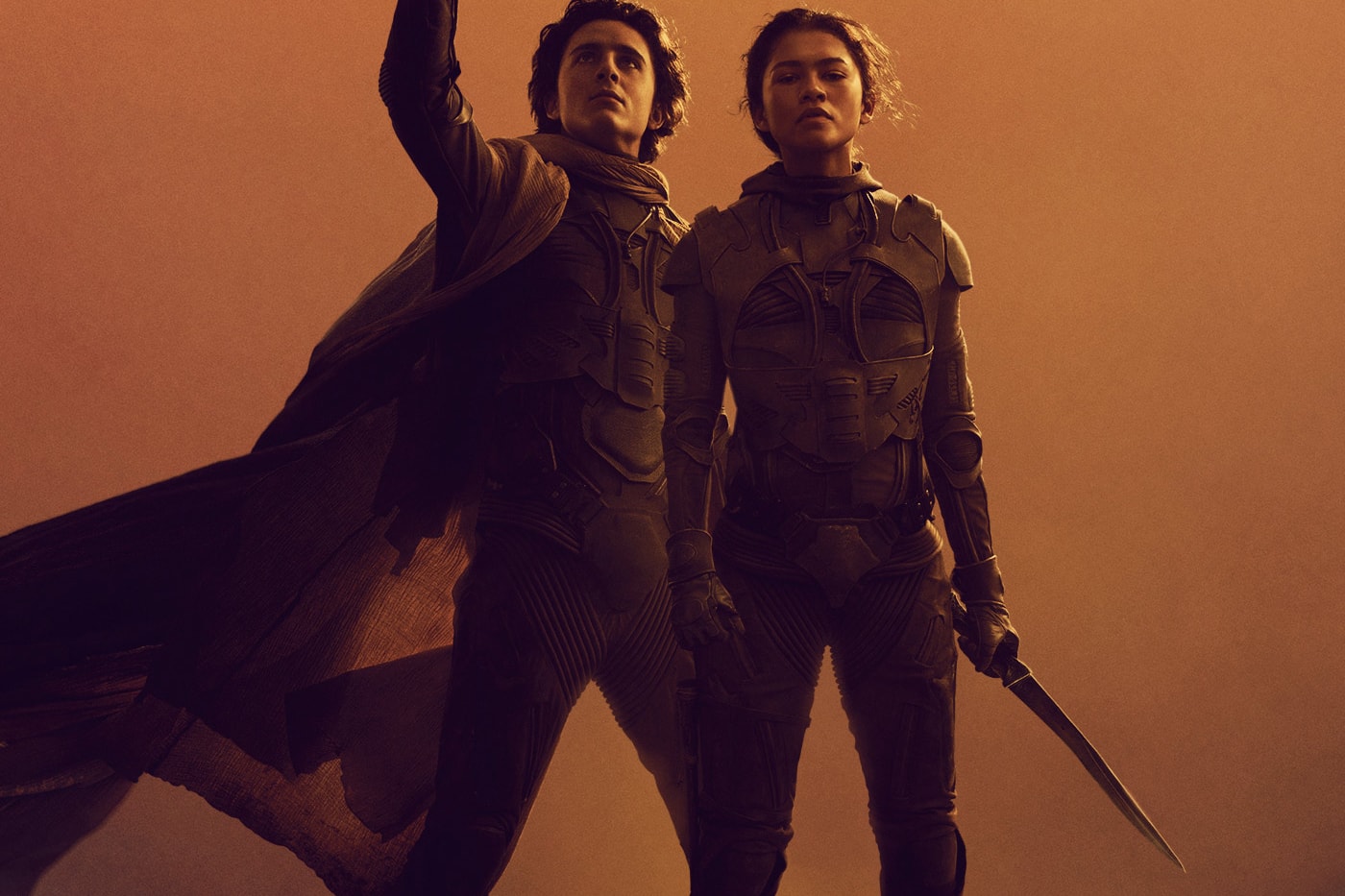Dune Part 2 two first official poster trailer timothee chalamet zendaya long live the fighters arakis info