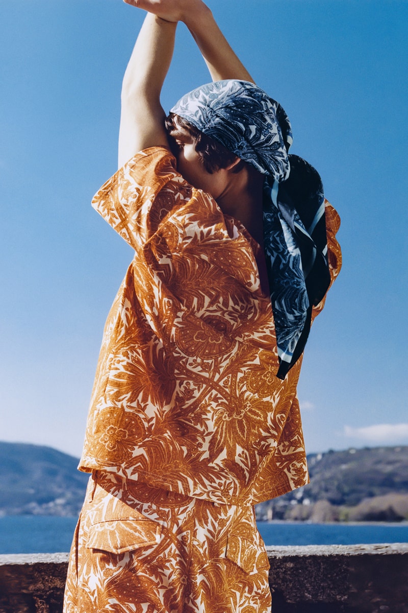 Marco De Vincenzo Etro Summer 2023 Capsule Collection Mens Womens Milano Italy House Brand Luxury Prints Seaside Beach 