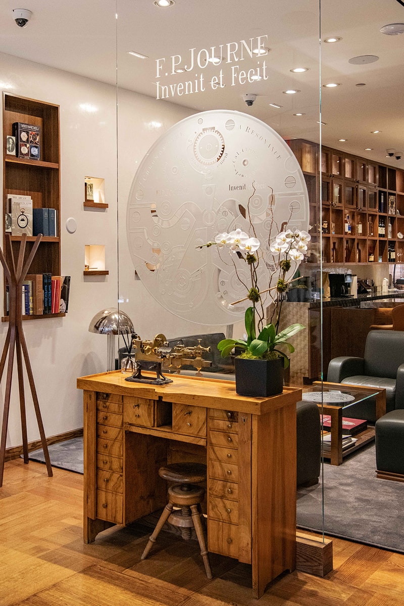 F.P. Journe SoHo Boutique Opening New York Info Interiors