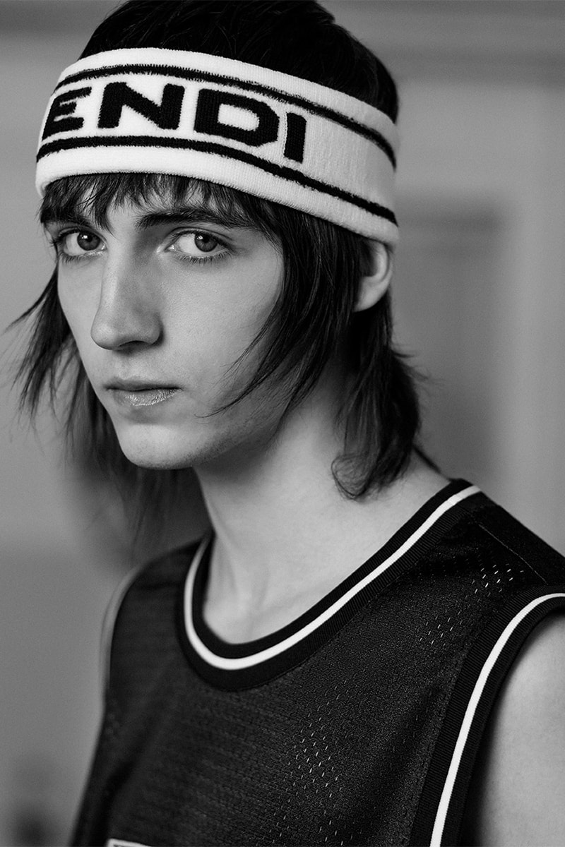 Fendi Launches an Active Basketball Capsule for Summer 2023 sports atheltics jersey basketball shoes runners sweat bands roma rome luxury fashion italian