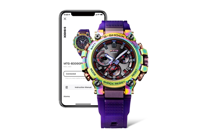 G-SHOCK MT-G MTG-B3000PRB-1AER Aurora Oval Watch Release Info