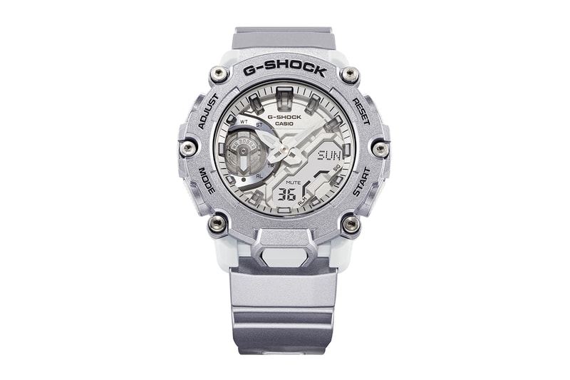 GA2100FF-8A | Retro Futuristic Metallic Silver Men’s Watch by G-SHOCK |  CASIO