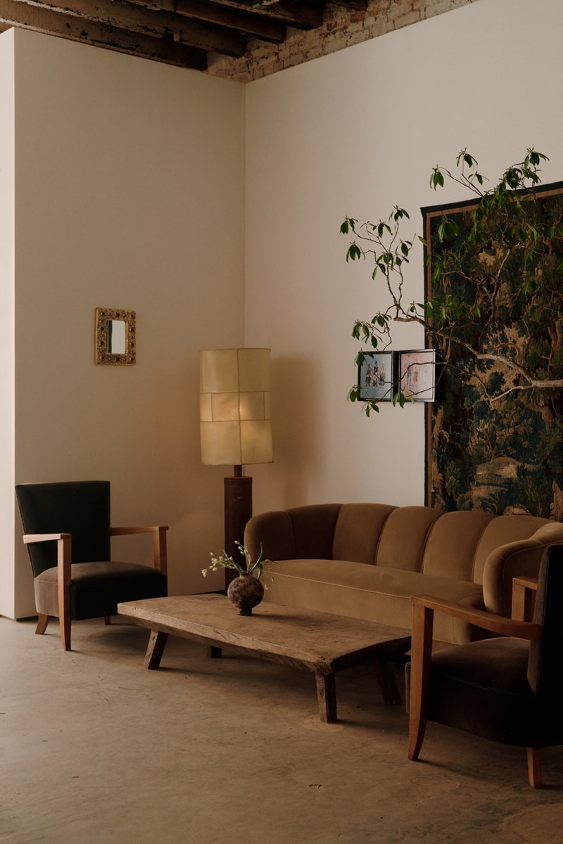 curated furniture lower east side opening design week new york vintage rare sourcing art objects home goods launch