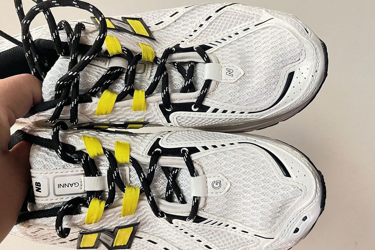 ganni new balance 1906 white black yellow release date info store list buying guide photos price Collaboration 1906R RC30