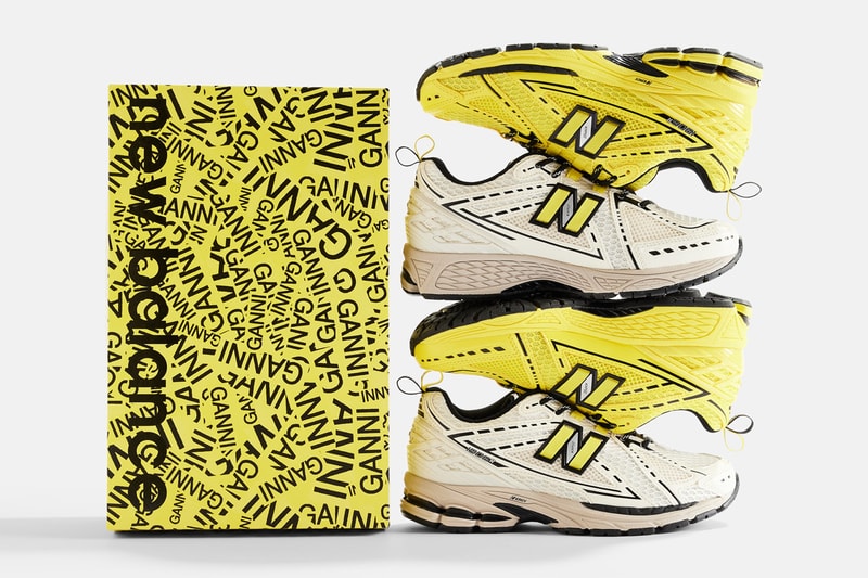 ganni new balance 1906 white black yellow release date info store list buying guide photos price Collaboration 1906R RC30