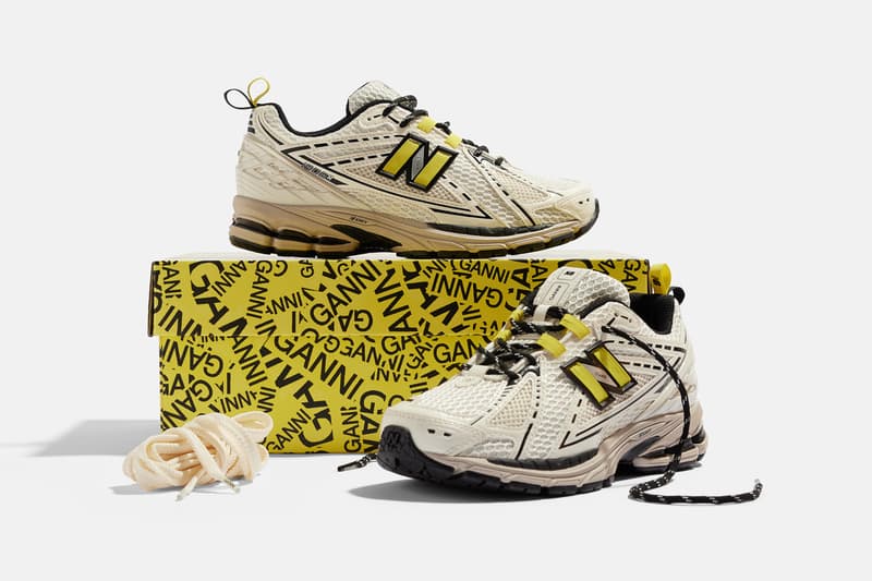 ganni new balance 1906 white black yellow release date info store list buying guide photos price Collaboration 1906R RC30