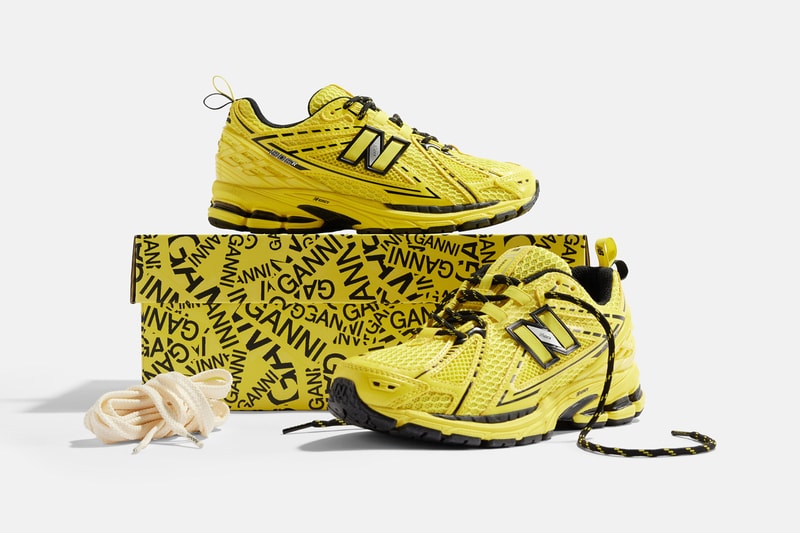 Blazing Yellow GANNI x New Balance 1906R Sneakers