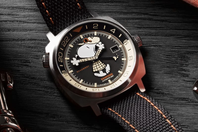 Goodwoof Returns With a New Bamford London x Snoopy GMT Watch