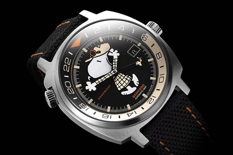 Goodwood x Bamford London Detective Snoopy GMT Watch Collaboration Release Info	