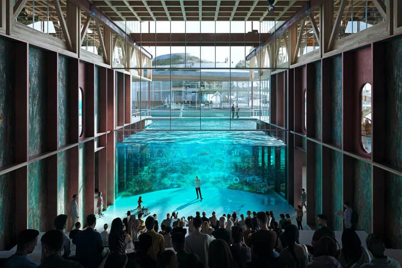 Fjordarium to Offer Underwater Views of Marine Life on Oslo Waterfront Haptic Architects Oslo Works Fornebu Brygge AS BOGL NIVA info 