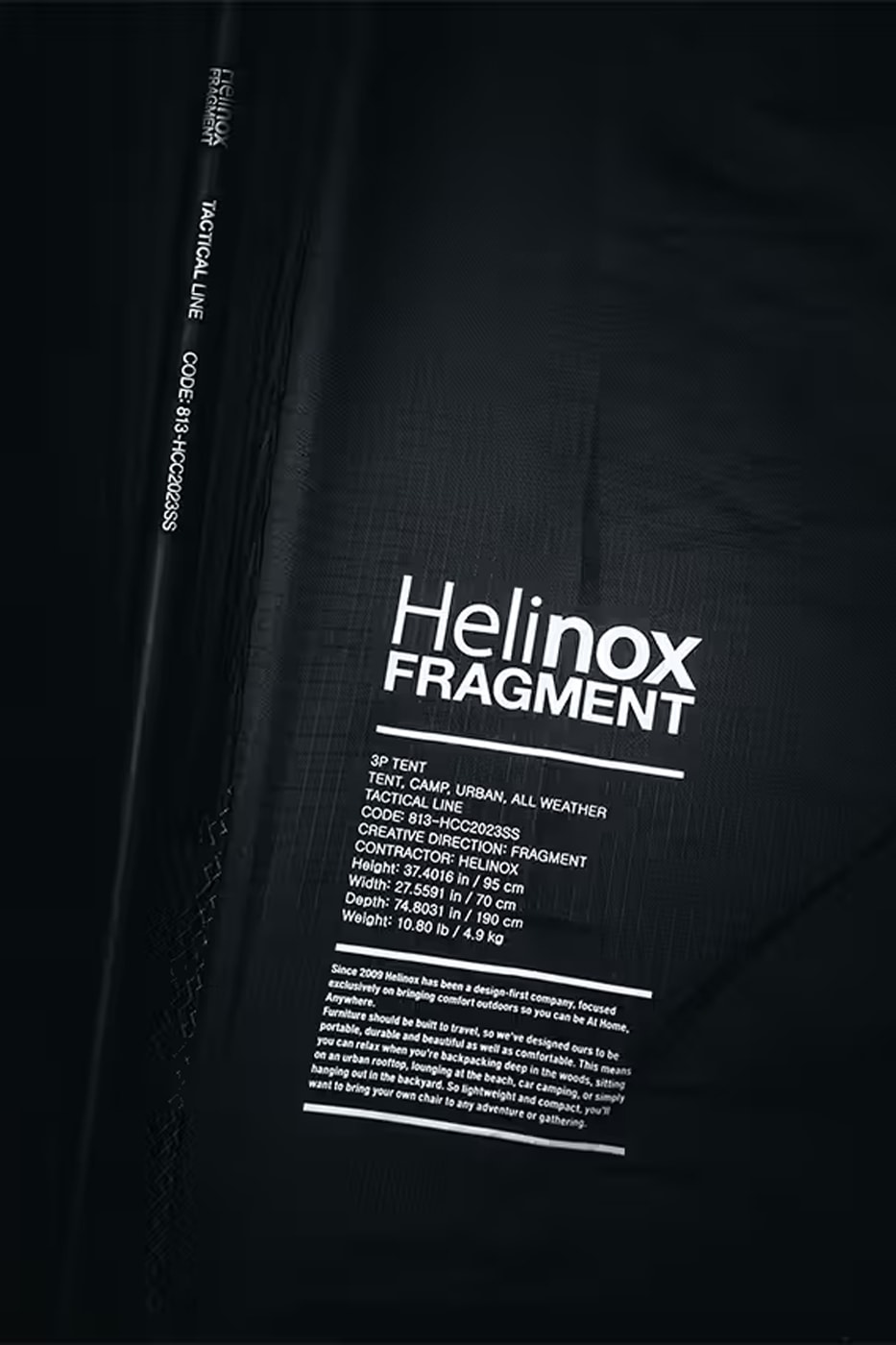 Helinox Creative Center Tokyo Japan flagship store chair one fragment design collab release info