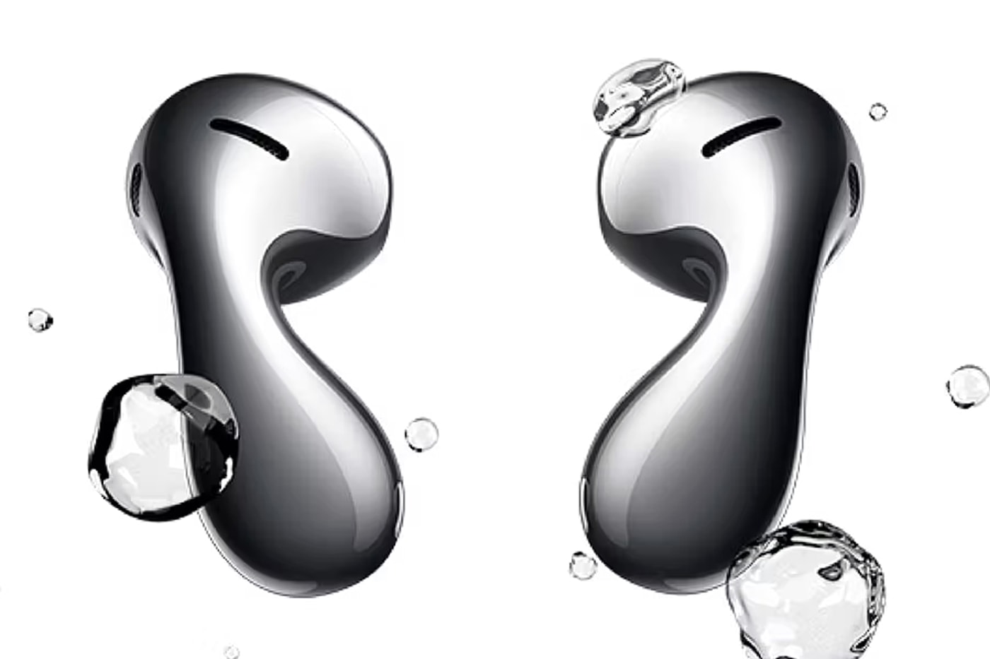 Huawei Launches Water Droplet Shaped Freebuds 5 earbuds earphones headphones new release info date price silver frost ceramic white coral orange ip54