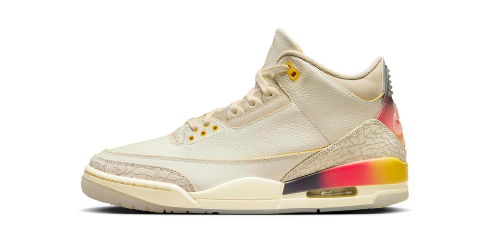 Official Images of the J Balvin x Air Jordan 3 "Medellín Sunset"