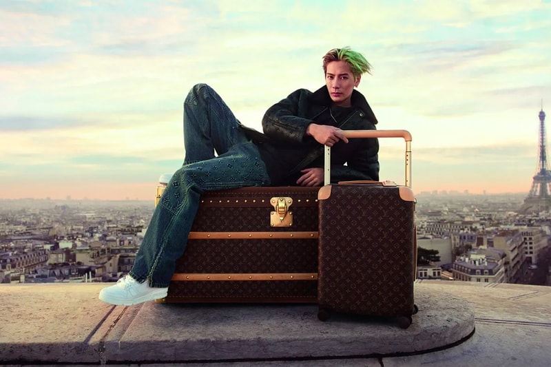 Jackson Wang Stars in Latest Louis Vuitton "Horizons Never End" Campaign travel suitcase carrier rapper k-pop chinese got7