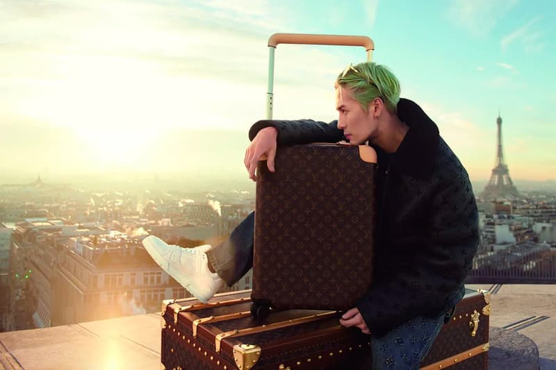 Jackson Wang Stars in Latest Louis Vuitton "Horizons Never End" Campaign travel suitcase carrier rapper k-pop chinese got7