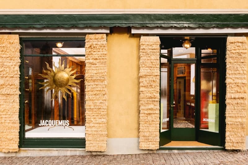 Picturesque Jacquemus Pop-Up Lands in Lake Como italy ete capsule collection summer cernobbio