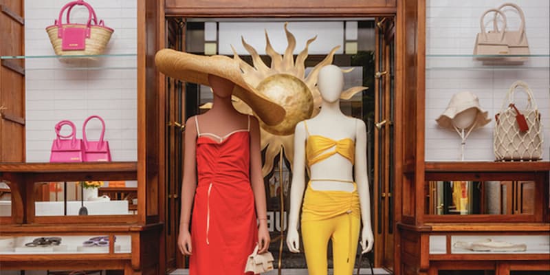 Picturesque Jacquemus Pop-Up Lands in Lake Como italy ete capsule collection summer cernobbio