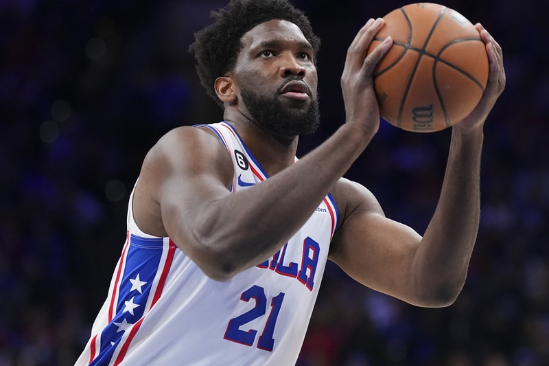 Joel Embiid 2022 2023 kia NBA most valuable player mvp Winner philadelphia 76ers