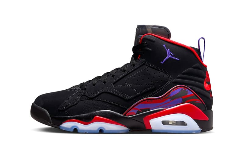 Official Look at the Jordan MVP "Raptors" DZ4475-006 purple red black toronto raptors nba basketball shoes colorway sneakers hybrid air jordan 6 7 8