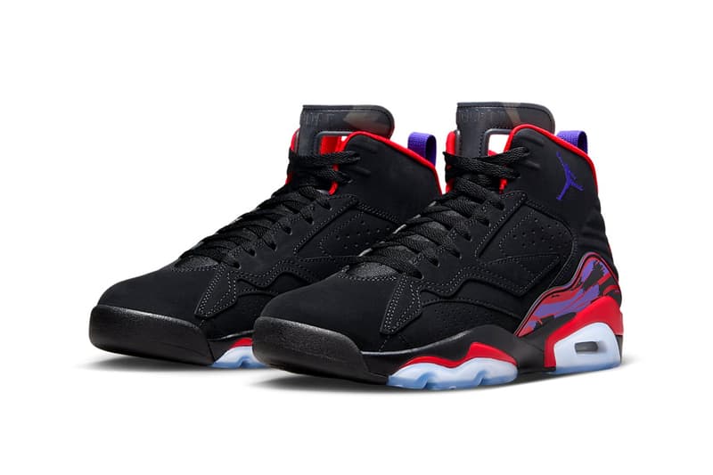 Official Look at the Jordan MVP "Raptors" DZ4475-006 purple red black toronto raptors nba basketball shoes colorway sneakers hybrid air jordan 6 7 8