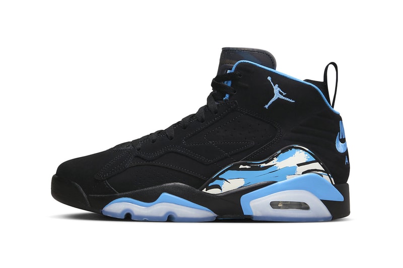 The Jordan MVP Gets Outfitted in the "UNC" Colorway DZ4475-004 Black/University Blue-White michael jordan high top basketball shoes hybrid jordan brand air jordan 6 7 8