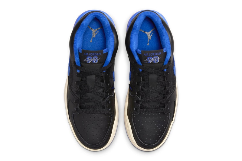 Jordan Stadium 90 Arrives in "Black Royal" FB2269-041 hybrid model air jordan brand nike air flight shoes sneakers mid high top