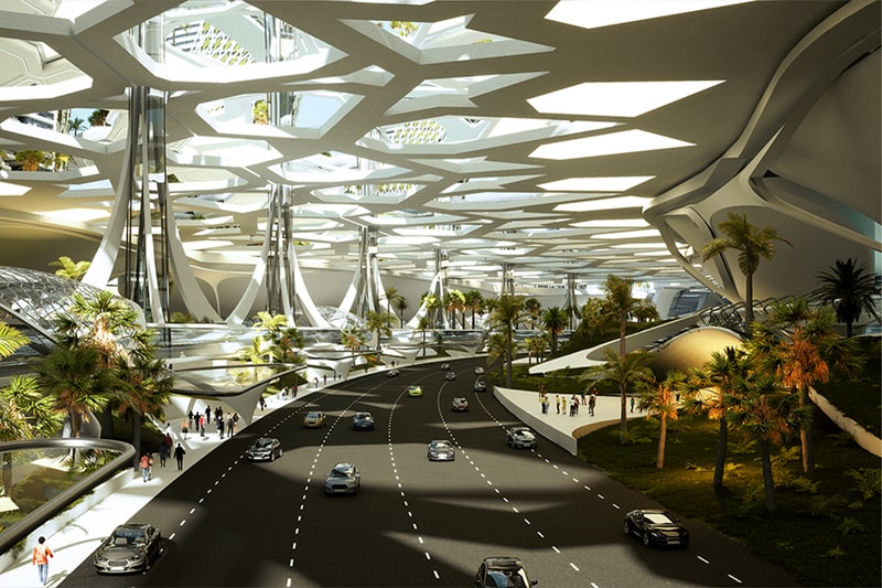 Kalbod Design Studio Dubai Healthcare Islands floating Healthcare City island