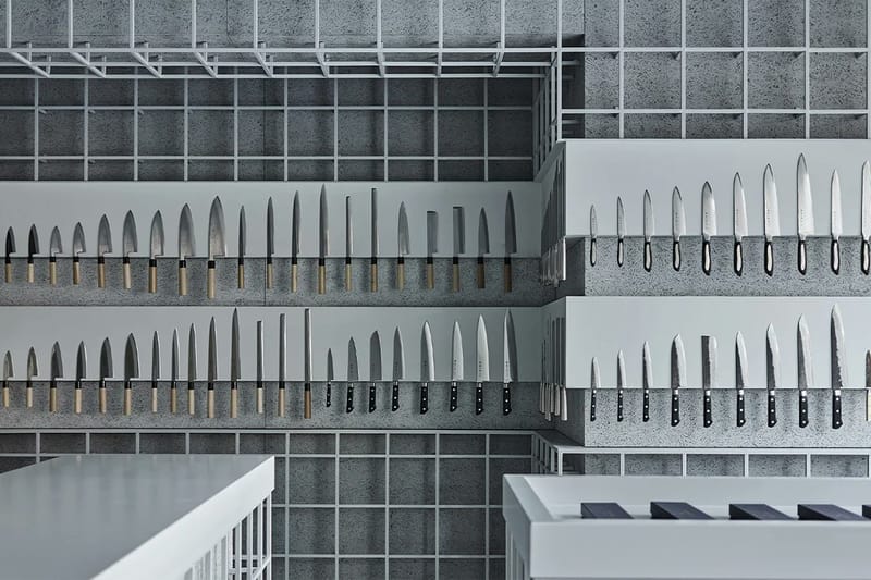 Katata Yoshihito Design and TOJIRO Open Cutting-Edge Knife Gallery In Tokyo