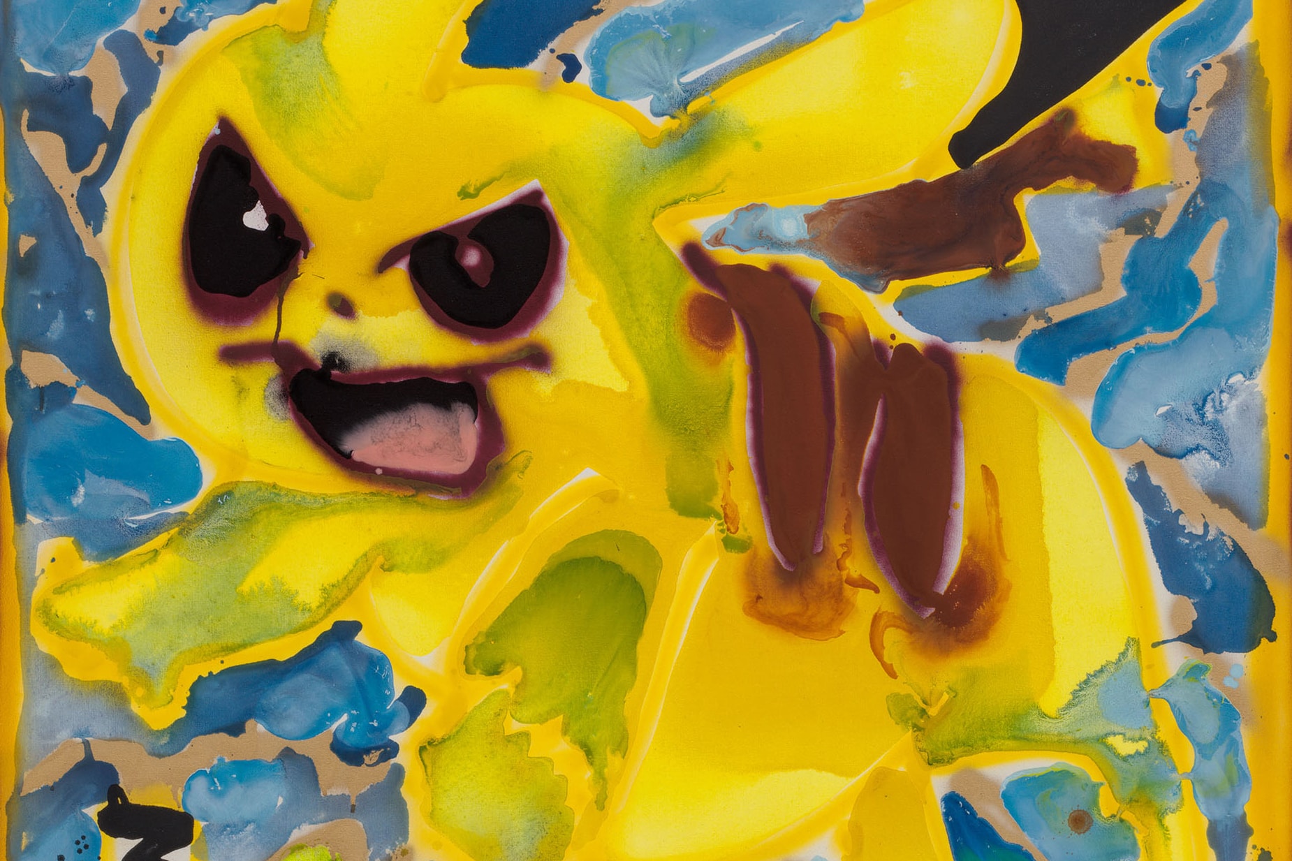 katherine bernhardt feature interview spotlight david zwirner exhibition pokemon paintings
