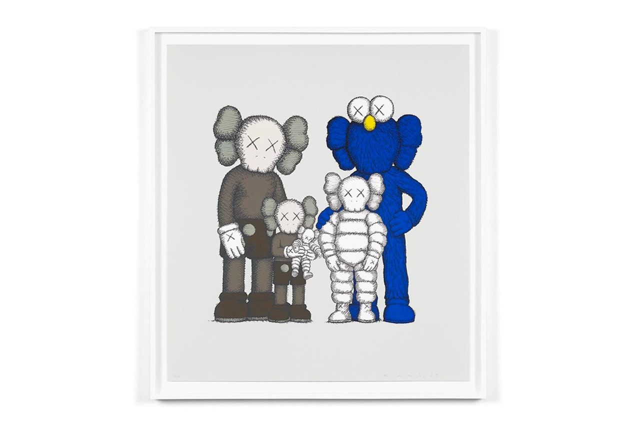 KAWS TIME OFF FAMILY SHELTER Limited Edition Prints