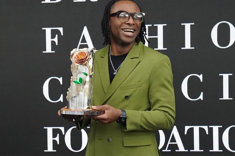 LABRUM Queen Elizabeth II Award for British Design winner King Charles iii London uk British designer Foday Dumbuya