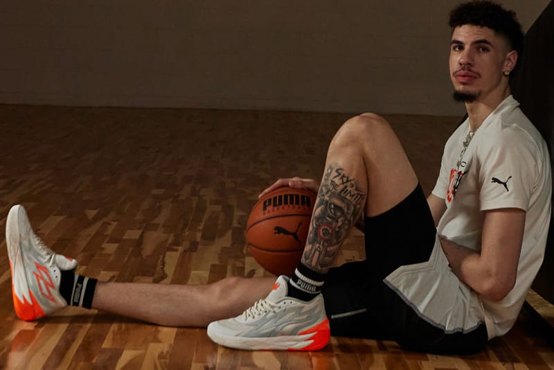 LaMelo Ball and PUMA Hoops Cover the MB.02 in "Gorangé"