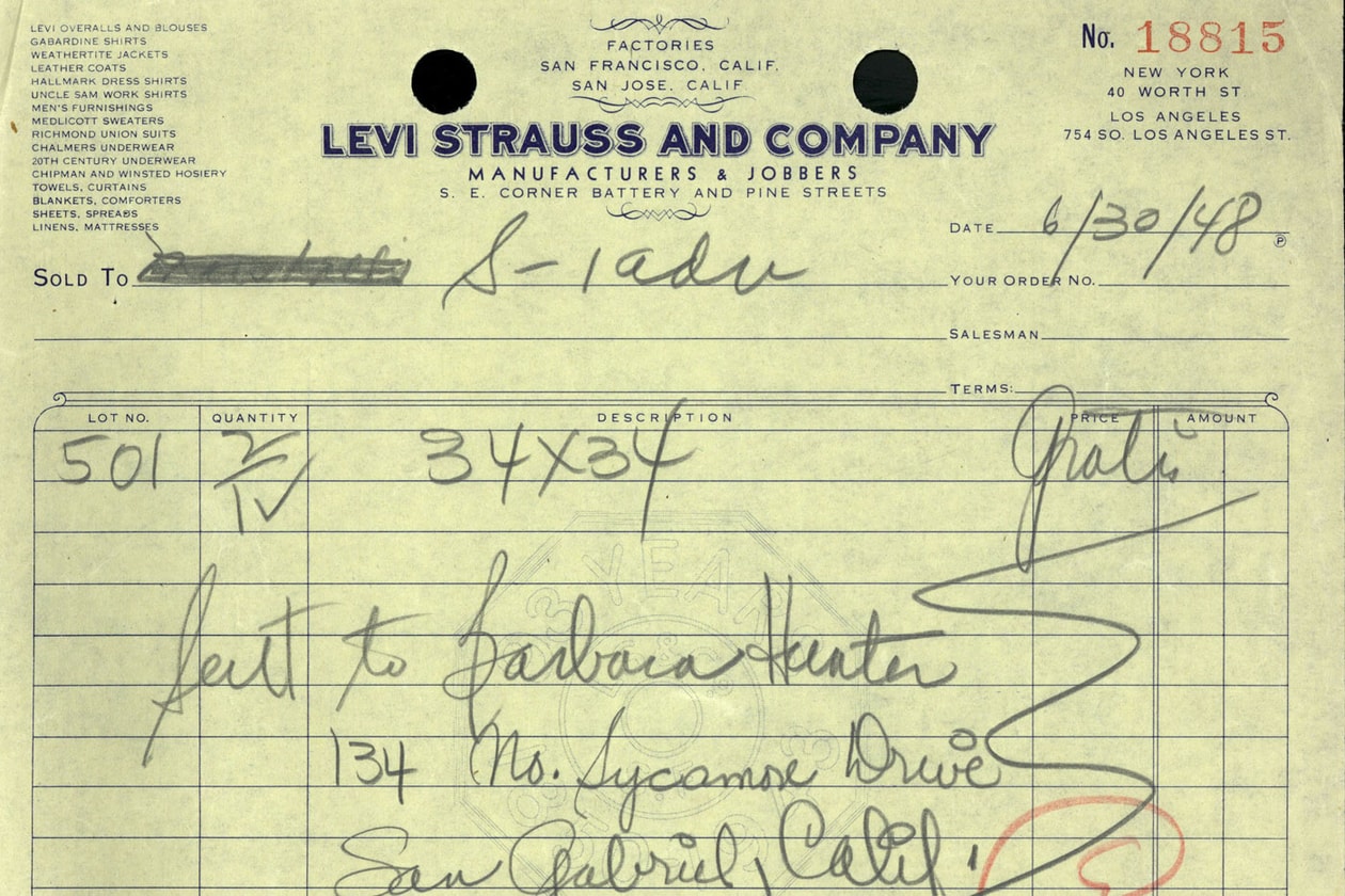 Rediscovering the Levi's 501 The World's First Blue Jeans metal rivets patent levi strauss feature info