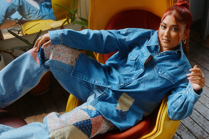 Australian Singer ASHWARYA Profile for Levi’s 501 150th Anniversary jeans denim 