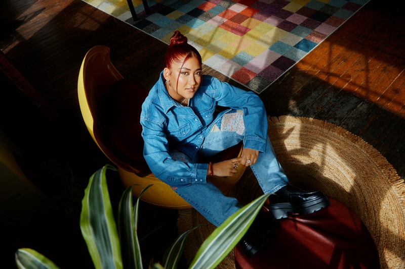 Australian Singer ASHWARYA Profile for Levi’s 501 150th Anniversary jeans denim 