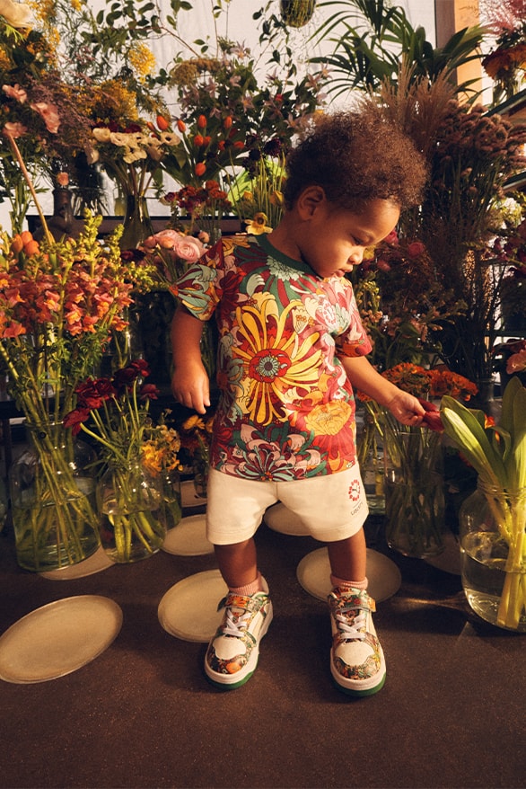 Liberty of London PUMA Capsule Collection release information kids womenswear menswear flowers Hackney Chelsea