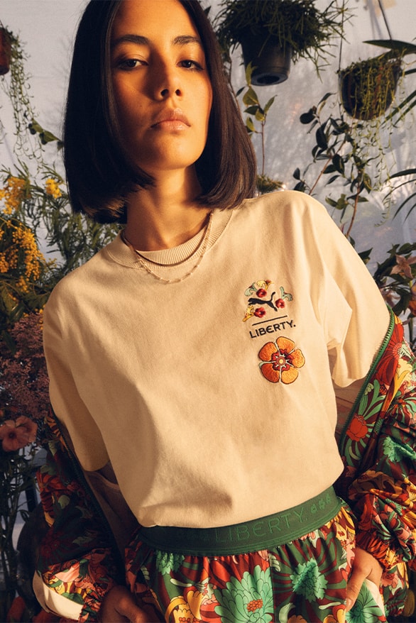 Liberty of London PUMA Capsule Collection release information kids womenswear menswear flowers Hackney Chelsea