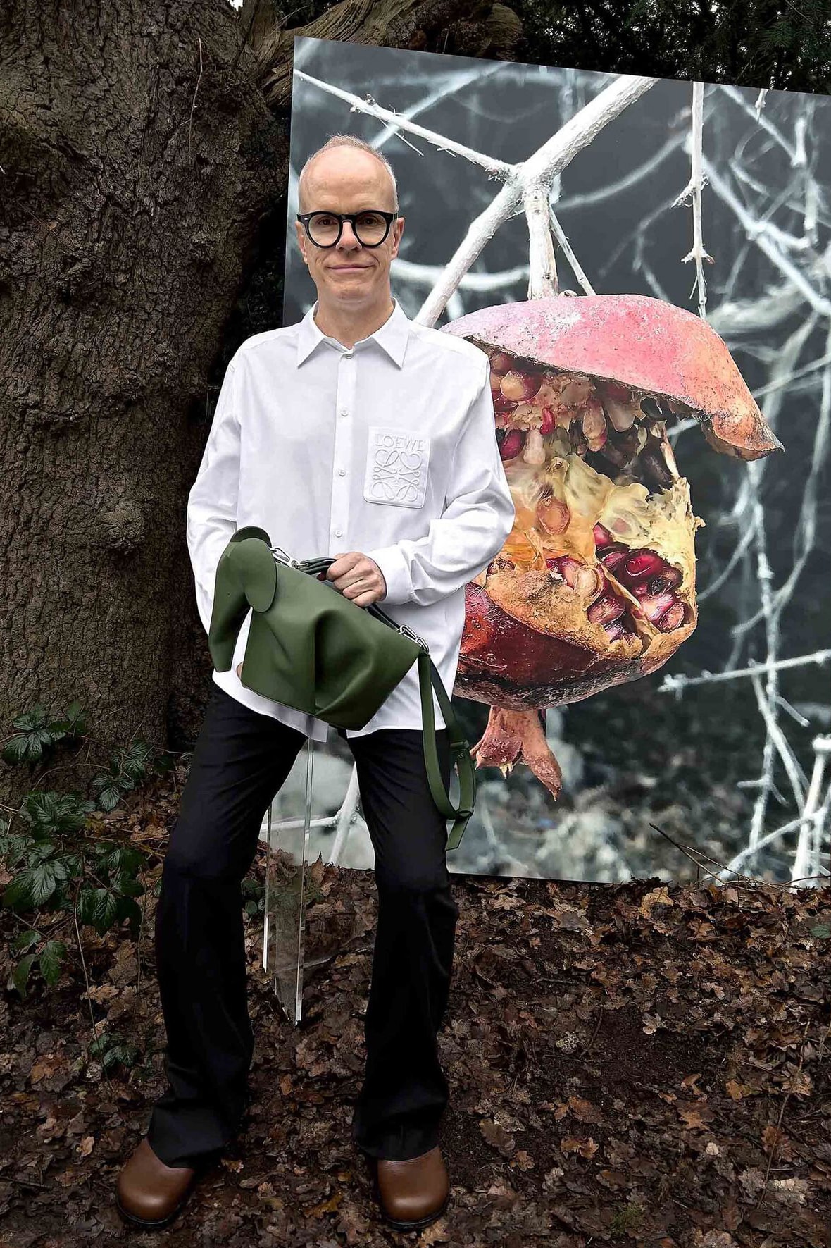 LOEWE Fall Winter 2023 Pre-Collection Campaign Jonathan Anderson Juergen Teller Aubrey Plaza Hans Ulrich Obrist Dev Hynes Takeshi Kitano Murray Bartlett The White Lotus