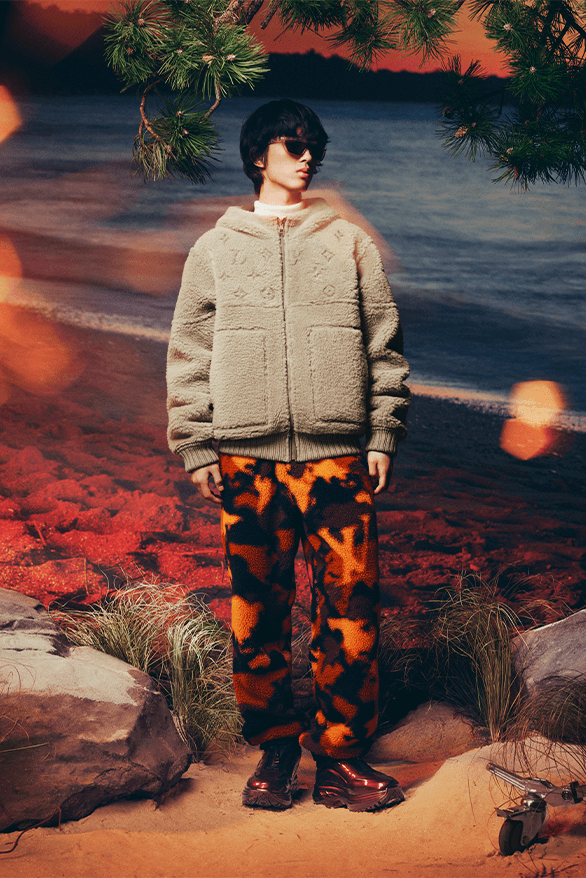 Louis Vuitton Pre-Spring 2024 Menswear Collection resort bonfire summer Paris
