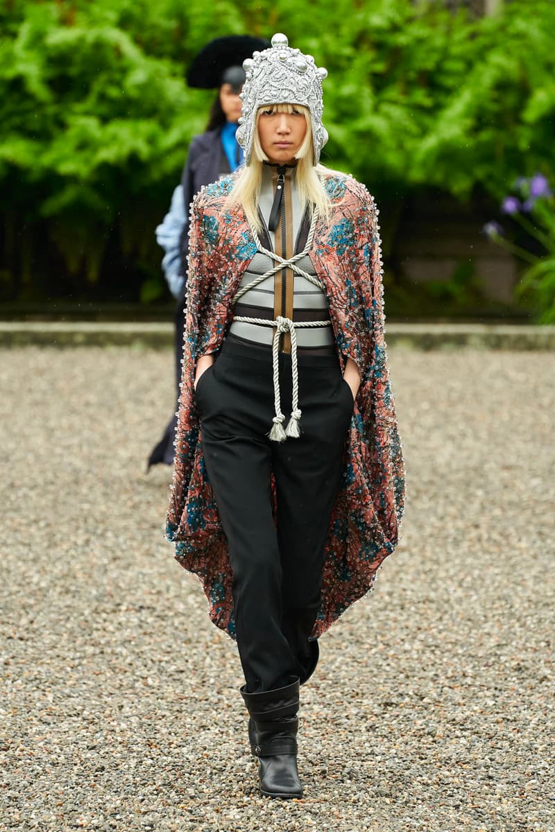 Louis Vuitton Resort 2024 Is an Ethereal Take on High Fashion Mermaidcore isola bella collection runway lake maggiore italy nicolas ghesquiere borromeo family