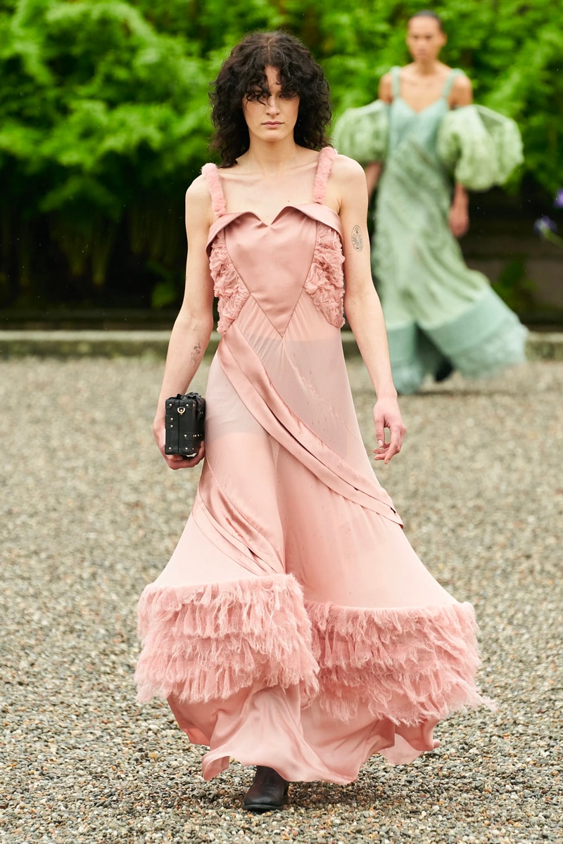 Louis Vuitton Resort 2024 Is an Ethereal Take on High Fashion Mermaidcore isola bella collection runway lake maggiore italy nicolas ghesquiere borromeo family