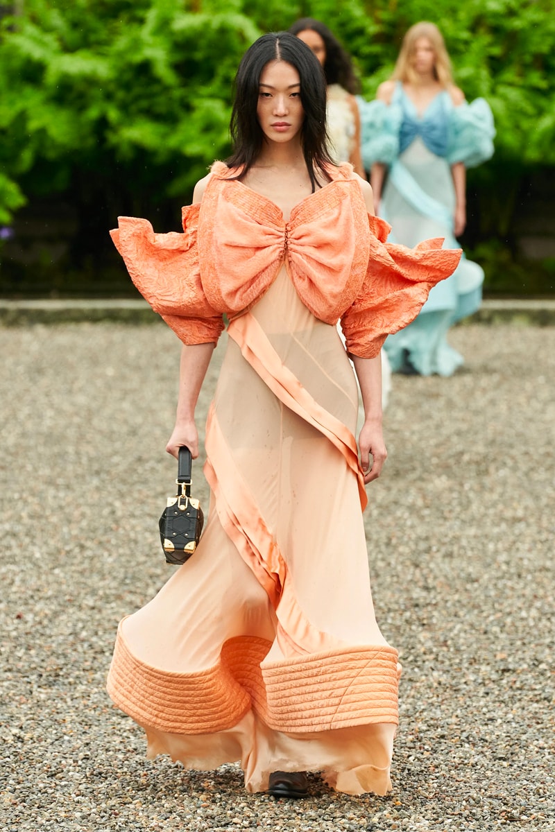 Louis Vuitton Resort 2024 Is an Ethereal Take on High Fashion Mermaidcore isola bella collection runway lake maggiore italy nicolas ghesquiere borromeo family