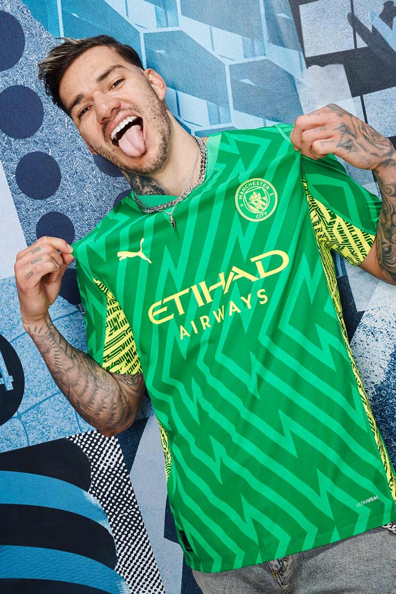 Manchester City PUMA 2023/24 Home Jersey Football Soccer Sports Premier League Erling Haaland Kevin De Bruyne Jack Grealish